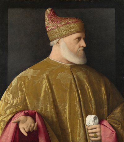 Portret van de Doge, Andrea Gritti, ca. 1530 door Vincenzo di Biagio Catena