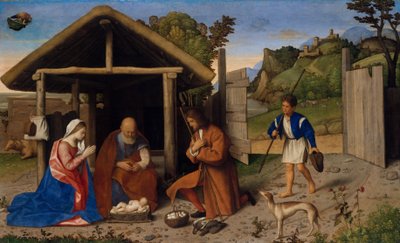 De Aanbidding der Herders door Vincenzo di Biagio Catena