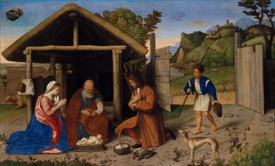 De Aanbidding der Herders door Vincenzo di Biagio Catena