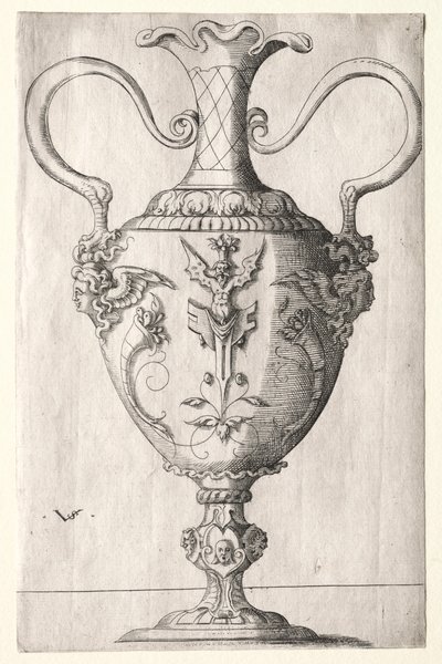Ontwerp voor een vaas door Virgilius Solis