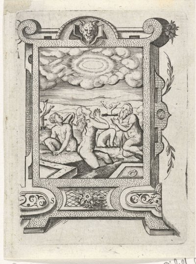 Opstanding der doden door Virgilius Solis