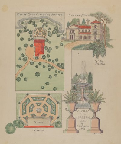 Italiaans Villaontwerp door Virginia Richards