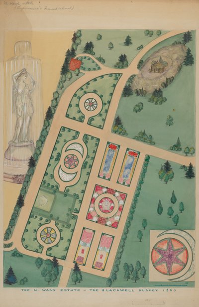 M. Ward Estate, ca. 1936 door Virginia Richards