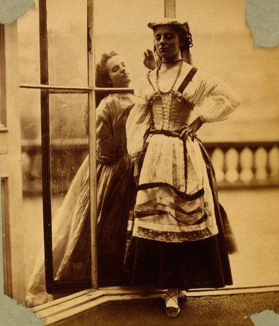 Studie van een Meisje in een Boerenkostuum, c.1855-65 door Viscountess Hawarden