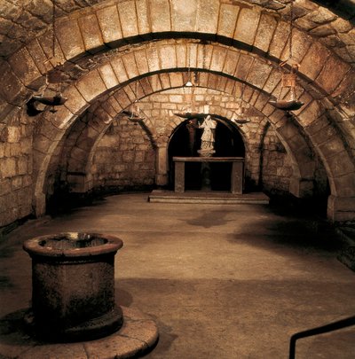 Crypte van Sint Antolin, Kathedraal van Palencia, Spanje, 7e eeuw (foto) door Visigothic