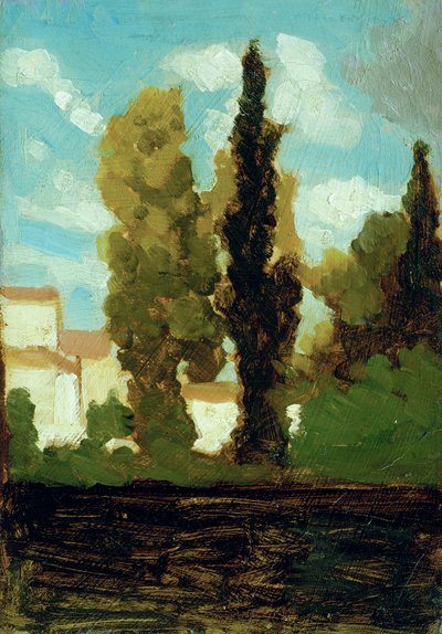 Studie van een dorp, c.1860 door Vito d