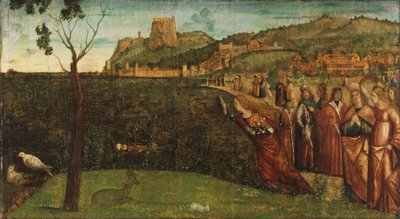 Carpaccio - De metamorfose van Alcyone, ca. 1502-1507 door Vittore Carpaccio