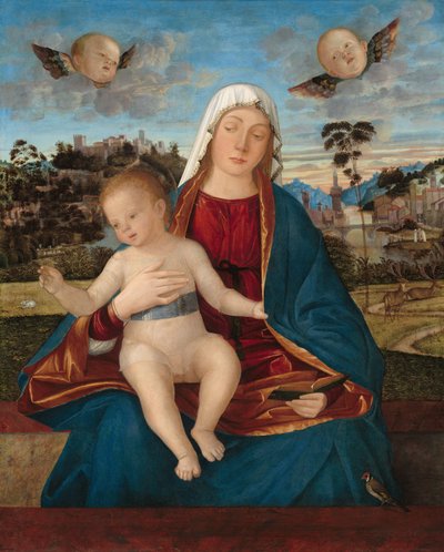 Madonna en Kind door Vittore Carpaccio