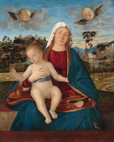 Madonna en Kind, ca. 1505-10 door Vittore Carpaccio