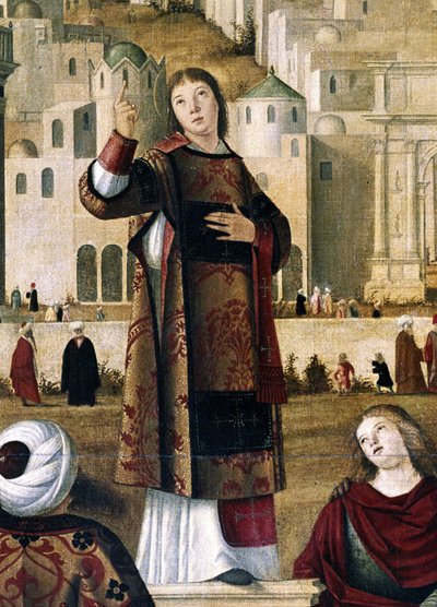 Heilige Stefanus. Detail van 