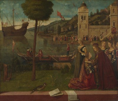 Het vertrek van Ceyx, ca. 1502-1507 door Vittore Carpaccio