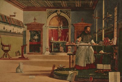 Visioen van Sint-Augustinus (ook wel Sint-Augustinus in zijn Studio genoemd) door Vittore Carpaccio