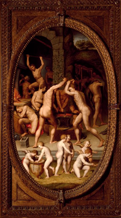 De smidse van Vulcanus door Vittorio Casini