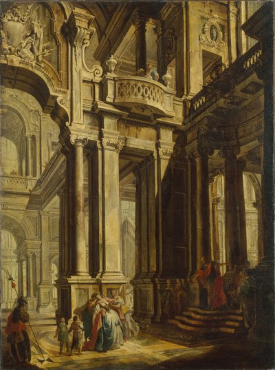 Esther voor Ahasveros door Vittorio Maria Bigari