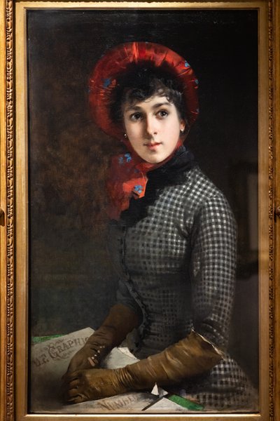 Het Engelse Meisje door Vittorio Matteo Corcos