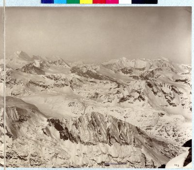 Alpen panorama door Vittorio Sella