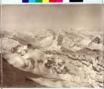 Alpenpanorama door Vittorio Sella