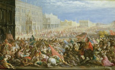 De Plundering van de Fransen door Vitus Heinrich