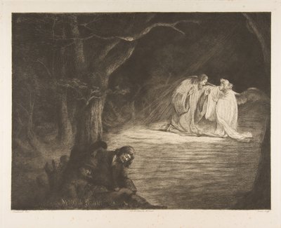Christus op de Olijfberg, laat 18e-begin 19e eeuw door Vivant Denon