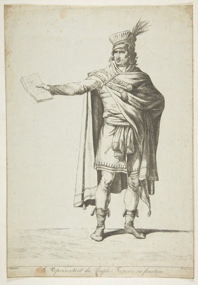 De vertegenwoordiger van het Franse volk in functie, 1794 door Vivant Denon