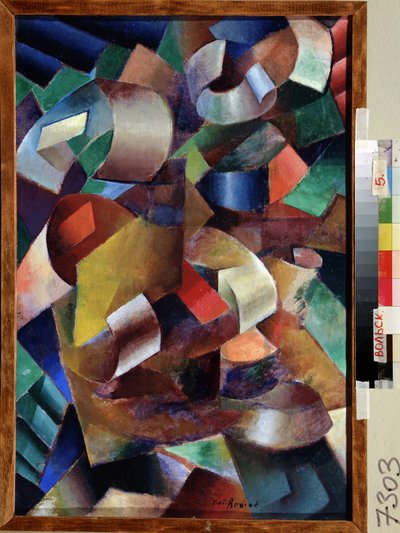 Kleurcompositie, eind 1910 door Vladimir Davidovich Baranov Rossine