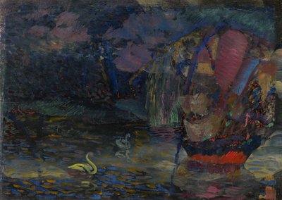 Fairy Lake, 1909-1910 door Daniel Vladimir Baranoff Rossine