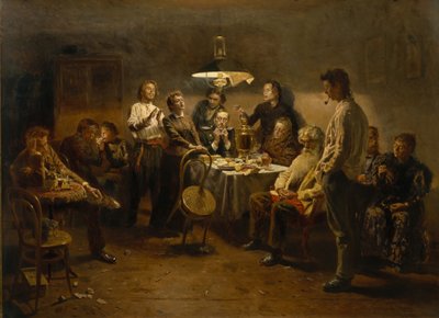 Een Gezellige Avond door Vladimir Egorovic Makovsky