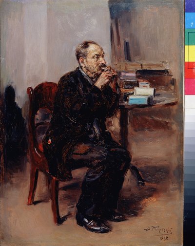 Tabaksproeverij door Vladimir Egorovic Makovsky