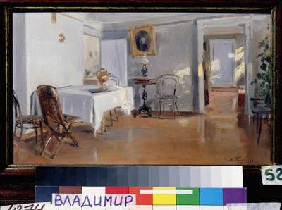 Interieur door Vladimir Egorovic Makovsky