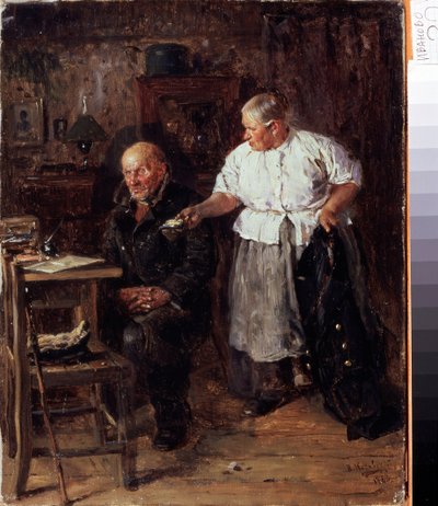 De berisping door Vladimir Egorovic Makovsky