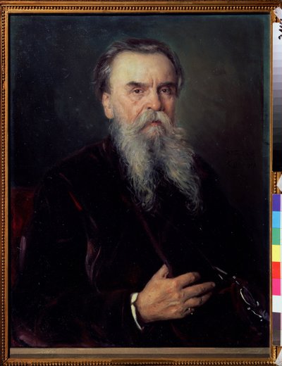Portret van de verzamelaar Ivan Tsvetkov door Vladimir Egorovic Makovsky