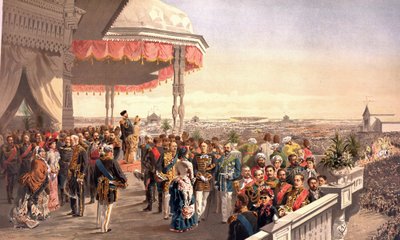Openbare festiviteiten na de kroning van keizer Alexander III op Khodynka-veld door Vladimir Egorovic Makovsky