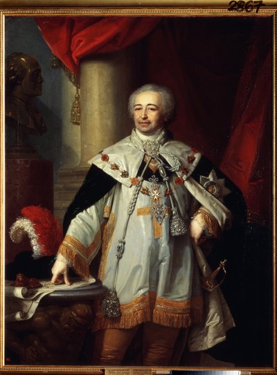 Portret van de politicus en vicekanselier van Rusland Alexander Kourakine door Vladimir Lukich Borovikovsky