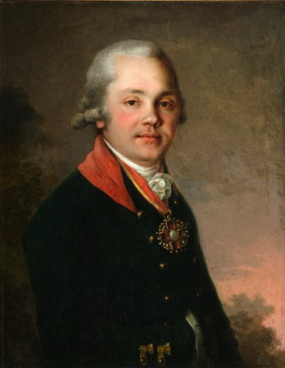 Portret van Alexander Dmitriyevich Arsenyev door Vladimir Lukich Borovikovsky