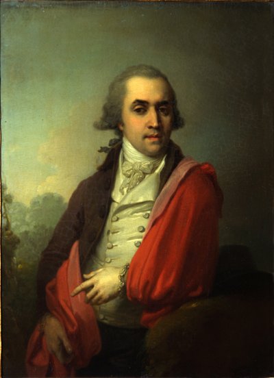 Portret van Ardalion Alexandrovich Torsukov, 1795 door Vladimir Lukich Borovikovsky