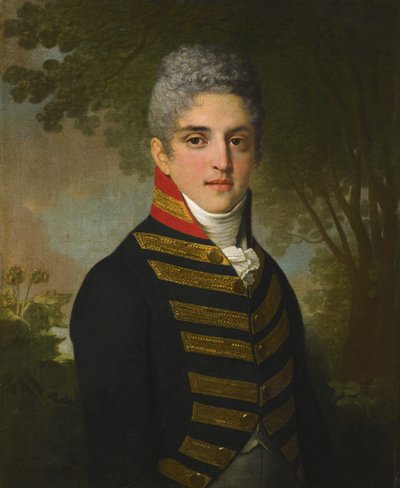 Portret van Ardalion Petrovich Novosiltsev, 1807 door Vladimir Lukich Borovikovsky