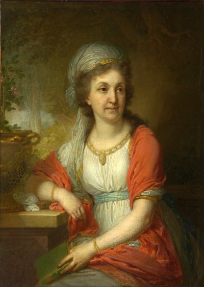 Portret van Gravin Yekaterina Alexeyevna Musina-Pushkina, 1797 door Vladimir Lukich Borovikovsky