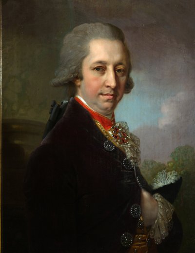Portret van Ivan Mikhailovich Yakovlev, 1800 door Vladimir Lukich Borovikovsky
