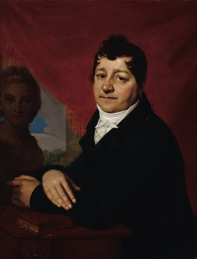 Portret van Sergei Savvich Yakovlev 1763-1818, ca. 1810 door Vladimir Lukich Borovikovsky