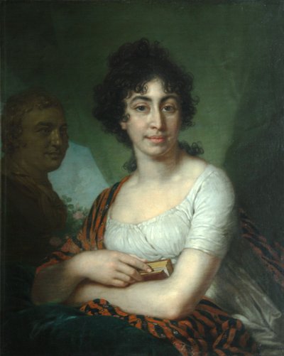 Portret van Varvara Monycharova Arapetova door Vladimir Lukich Borovikovsky
