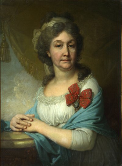 Portret van barones Varvara Vasilyeva door Vladimir Lukich Borovikovsky