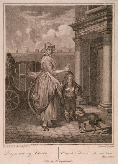 Wil je Lucifers, Kreten van Londen, ca. 1794 door Vogel
