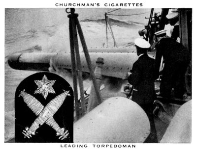 Leidende torpedoman door WA and AC Churchman