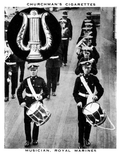 Muzikant, Royal Marines, 1937 door WA and AC Churchman