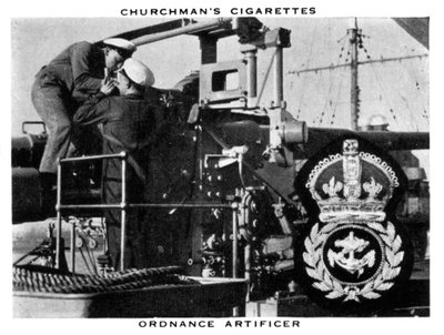 Ordnance Artificer door WA and AC Churchman