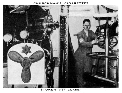 Stoker, 1e klasse, 1937 door WA and AC Churchman