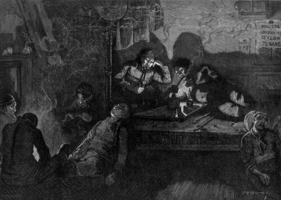 Opium roken in het oosten van Londen door WB Murrey