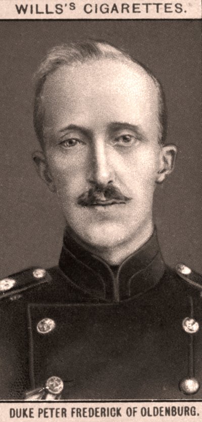 Hertog Peter Frederik van Oldenburg, 1908 door WD and HO Wills