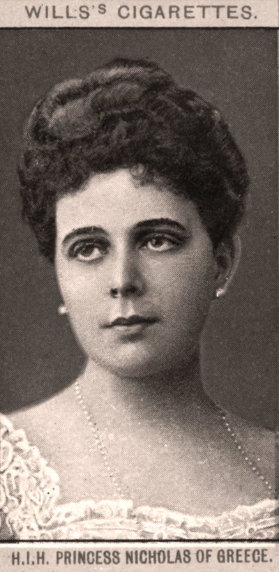 H.I.H Prinses Nicholas van Griekenland, 1908 door WD and HO Wills