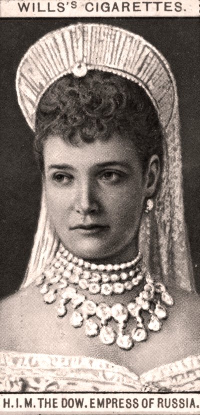 H.I.M, De Dow. Keizerin van Rusland, 1908 door WD and HO Wills